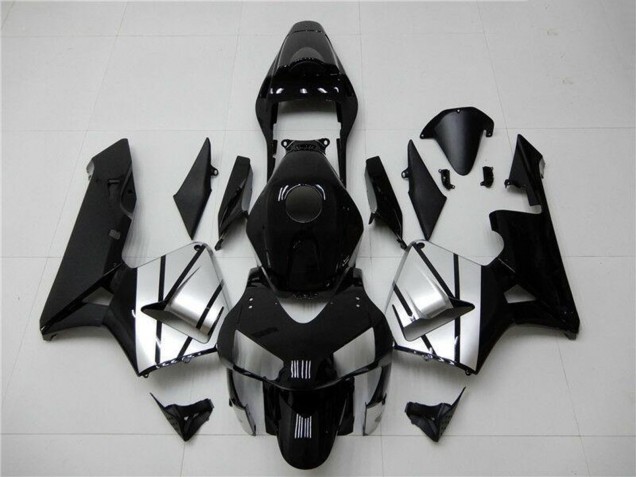 Compra Carenados Moto Honda CBR600RR 2003-2004 - Plata Negro Brillante Raya