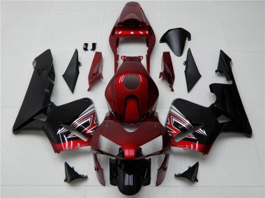 Compra Carenado Moto Honda CBR600RR 2003-2004 - Rojo Plata Negro Brillante