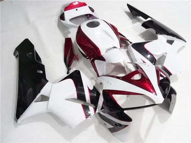 Compra Kits Carenados Moto Honda CBR600RR 2005-2006 - Blanco Rojo Negro