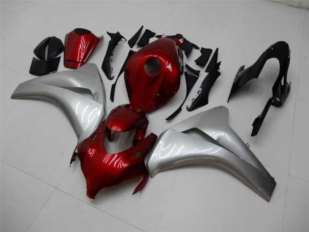 Compra Carenados Moto Honda CBR1000RR 2008-2011 - Plata Rojo Granate