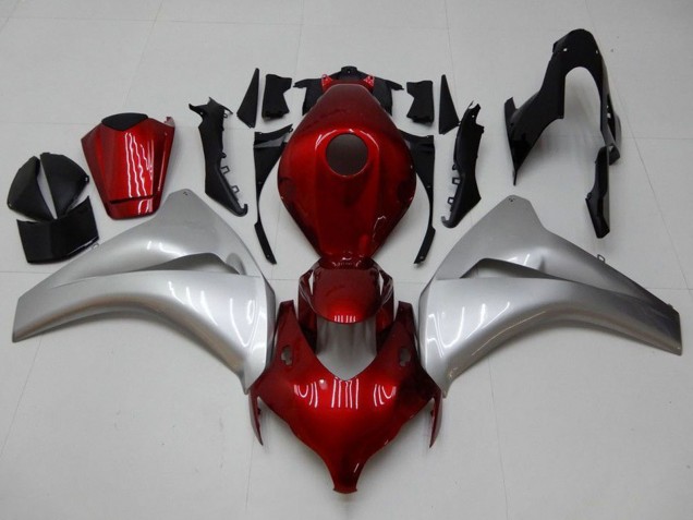Compra Carenados Moto Honda CBR1000RR 2008-2011 - Plata Rojo Granate