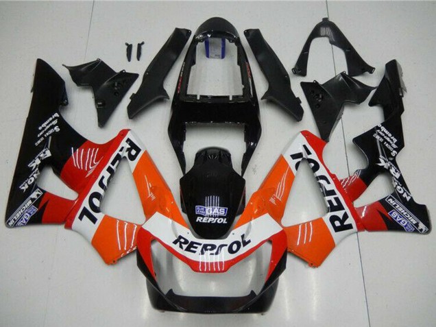 Compra Carenados Moto Honda CBR900RR 929RR 2000-2001 - Naranja Blanco Rojo Negro Brillante Repsol