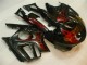 Compra Carenados Moto Honda CBR600 F3 1995-1996 - Negro Brillante Rojo Llama