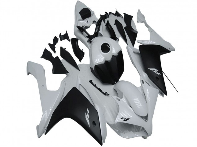 Compra Carenado Moto Yamaha YZF R1 2007-2008 - Blanco Negro Mate