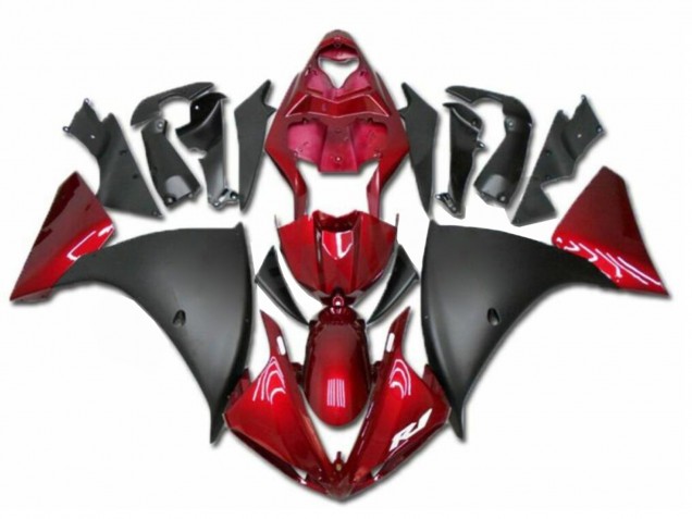 Compra Carenados Moto Yamaha YZF R1 2009-2011 - Rojo Negro Mate