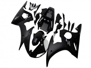 Compra Carenados Moto Yamaha YZF R6 2003-2004 - Negro Brillante Negro Mate