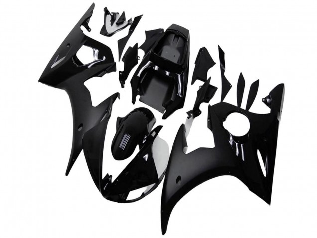 Compra Carenados Moto Yamaha YZF R6 2003-2004 - Negro Brillante Negro Mate