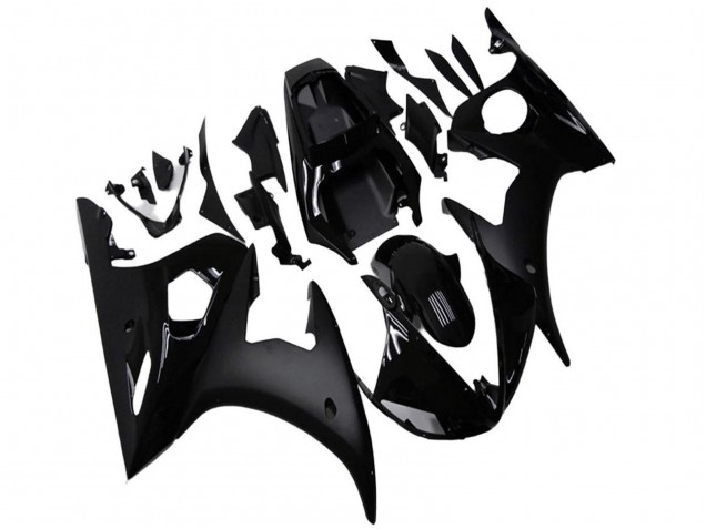 Compra Carenados Moto Yamaha YZF R6 2003-2004 - Negro Brillante Negro Mate