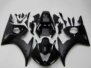 Compra Carenados Moto Yamaha YZF R6 2003-2004 - Negro Brillante Negro Mate