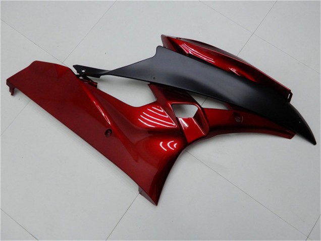 Compra Kits Carenado Moto Yamaha YZF R6 2006-2007 - Rojo Negro Mate