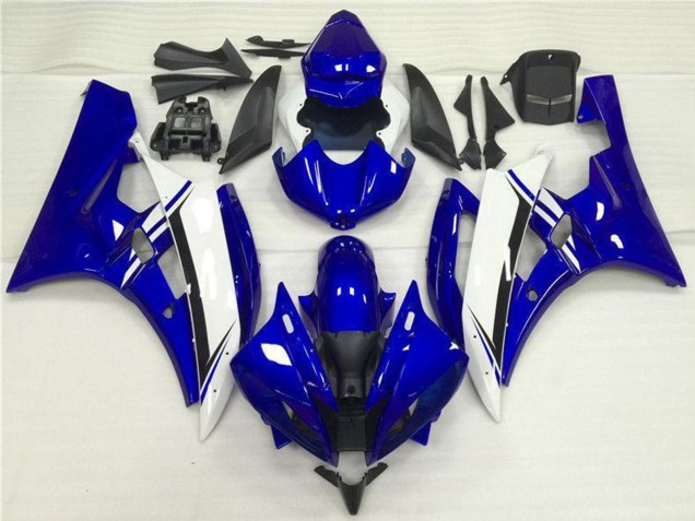 Compra Carenados Moto Yamaha YZF R6 2006-2007 - Azul Blanco Negro
