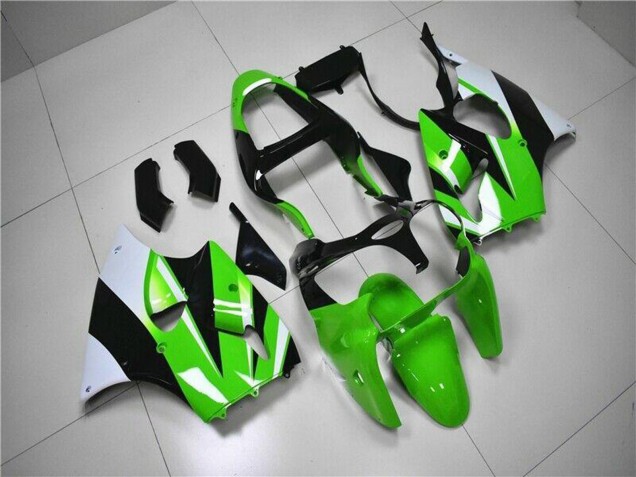 Compra Kits Carenado Moto Kawasaki ZX6R 2000-2002 - Verde Blanco Negro