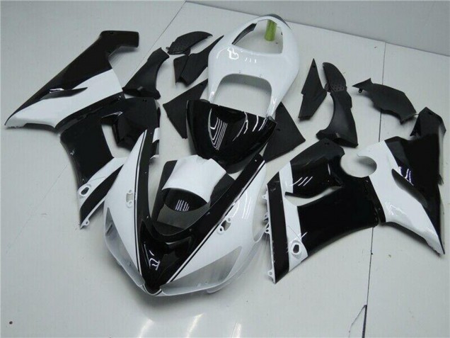 Compra Carenados Moto Kawasaki ZX6R 2005-2006 - Blanco Negro Brillante