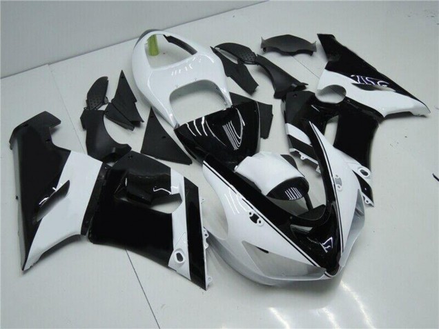 Compra Carenados Moto Kawasaki ZX6R 2005-2006 - Blanco Negro Brillante