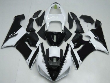 Compra Carenados Moto Kawasaki ZX6R 2005-2006 - Blanco Negro Brillante