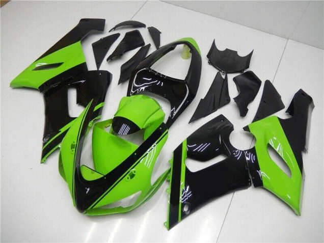 Compra Carenado Moto Kawasaki ZX6R 2005-2006 - Verde Negro Brillante