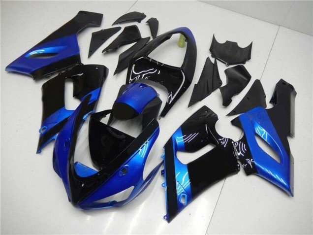 Compra Kits Carenado Moto Kawasaki ZX6R 2005-2006 - Azul Negro Brillante