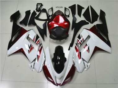 Compra Carenados Moto Kawasaki ZX6R 2007-2008 - Blanco Negro Rojo