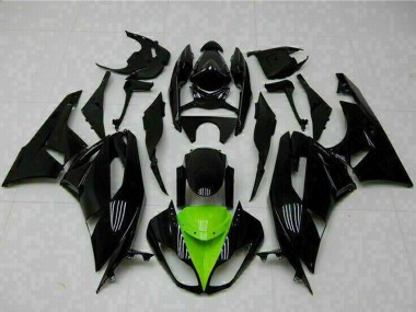 Compra Carenados Moto Kawasaki ZX6R 2009-2012 - Negro Brillante Verde