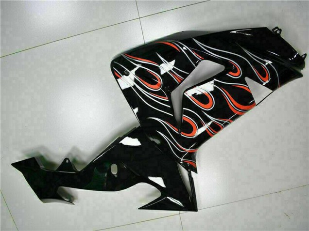 Compra Kits Carenado Moto Kawasaki ZX10R 2006-2007 - Negro Brillante Rojo Llama
