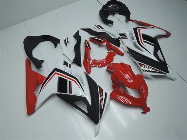 Compra Carenados Moto Kawasaki Ninja 300 EX300R 2013-2024 - Blanco Rojo Negro