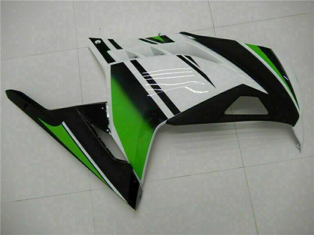 Compra Carenados Moto Kawasaki Ninja 300 EX300R 2013-2024 - Blanco Verde Negro