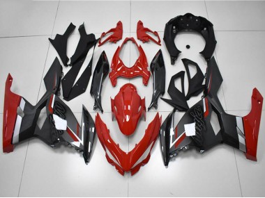 Compra Carenados Moto Kawasaki EX400 2018-2024 - Rojo Gris Negro