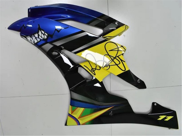 Compra Carenados Moto Yamaha YZF R6 2006-2007 - Azul Amarillo Negro Brillante Tiburón