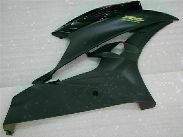 Compra Carenados Moto Yamaha YZF R6 2006-2007 - Negro Brillante Negro Mate Oro Calcomanías