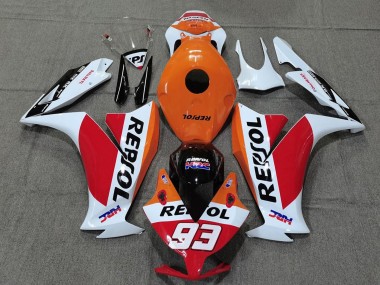 Compra Carenados Moto Honda CBR1000RR 2012-2016 - Blanco Naranja Rojo Negro Brillante HRC Repsol 93