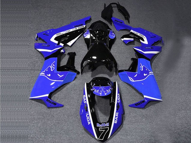 Compra Carenados Moto Honda CBR1000RR 2017-2023 - Azul Blanco Negro Brillante Toro