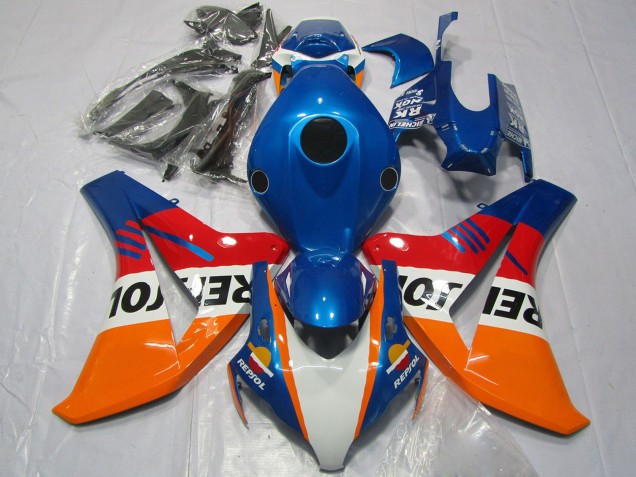 Compra Carenados Moto Honda CBR1000RR 2008-2011 - Naranja Blanco Rojo Azul Repsol