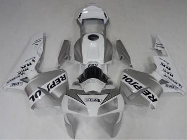 Compra Carenado Moto Honda CBR600RR 2003-2004 - Blanco Plata Negro Repsol