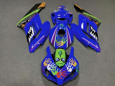 Compra Carenados Moto Honda CBR1000RR 2004-2005 - Azul Verde Naranja Negro Tiburón