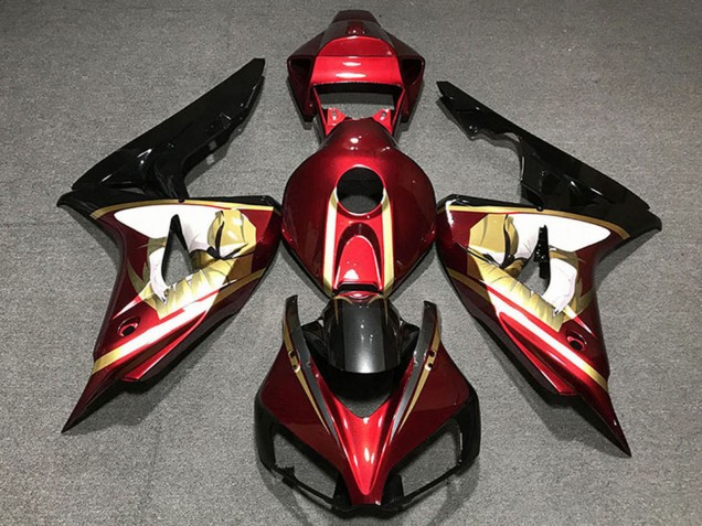 Compra Carenados Moto Honda CBR1000RR 2006-2007 - Rojo Blanco Oro Negro Brillante