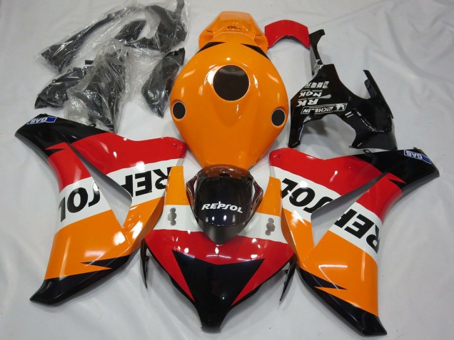 Compra Kits Carenado Moto Honda CBR1000RR 2008-2011 - Naranja Blanco Rojo Negro Brillante Repsol