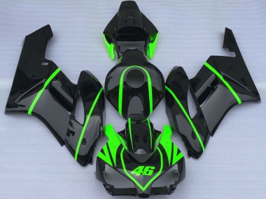 Compra Carenados Moto Honda CBR1000RR 2004-2005 - Negro Brillante Alta Visibilidad Verde