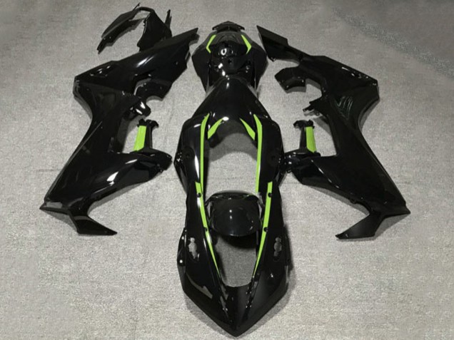 Compra Carenados Moto Honda CBR1000RR 2017-2023 - Negro Brillante Verde Lima Línea