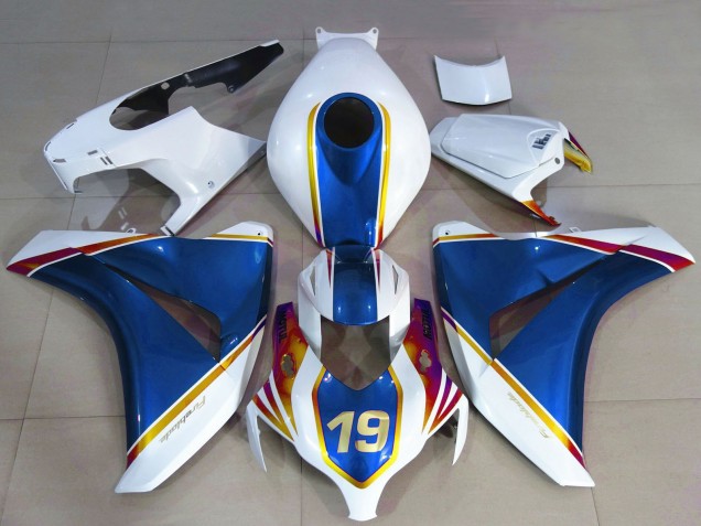 Compra Carenados Moto Honda CBR1000RR 2008-2011 - Blanco Azul Amarillo Rojo 19