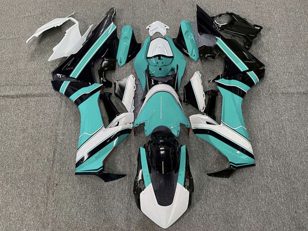 Compra Carenados Moto Honda CBR1000RR 2017-2023 - Blanco Cian Azul Negro Brillante
