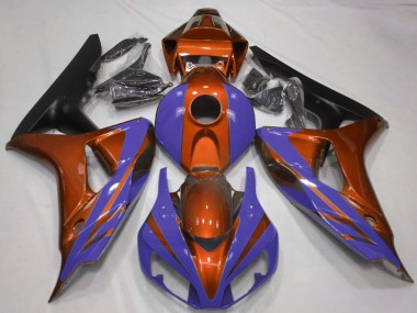 Compra Carenados Moto Honda CBR1000RR 2006-2007 - Naranja Azul Negro Mate