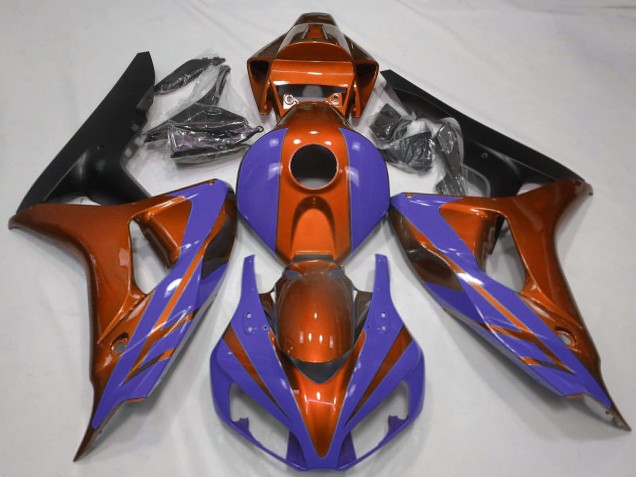 Compra Carenados Moto Honda CBR1000RR 2006-2007 - Naranja Azul Negro Mate
