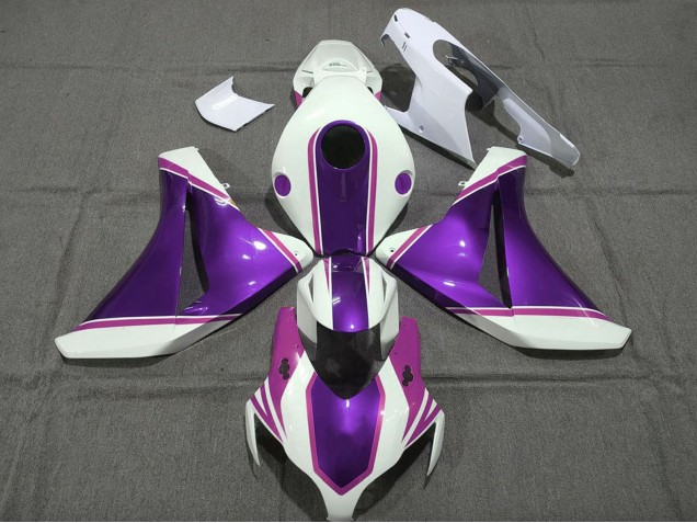Compra Carenados Moto Honda CBR1000RR 2008-2011 - Blanco Púrpura Brillante Rosa