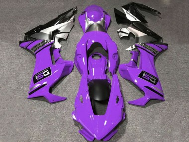 Compra Carenados Moto Honda CBR1000RR 2017-2023 - Púrpura Blanco Plata Negro Brillante DSI