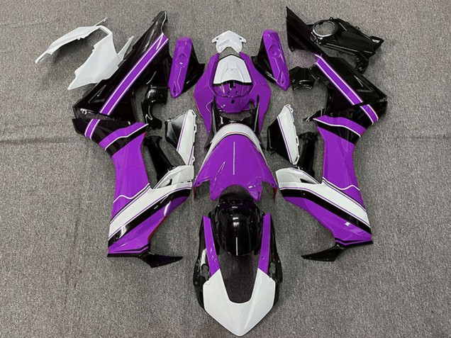 Compra Carenado Moto Honda CBR1000RR 2017-2023 - Blanco Púrpura Negro Brillante