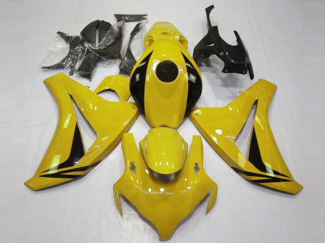 Compra Carenados Moto Honda CBR1000RR 2008-2011 - Amarillo Negro Brillante OEM Estilo