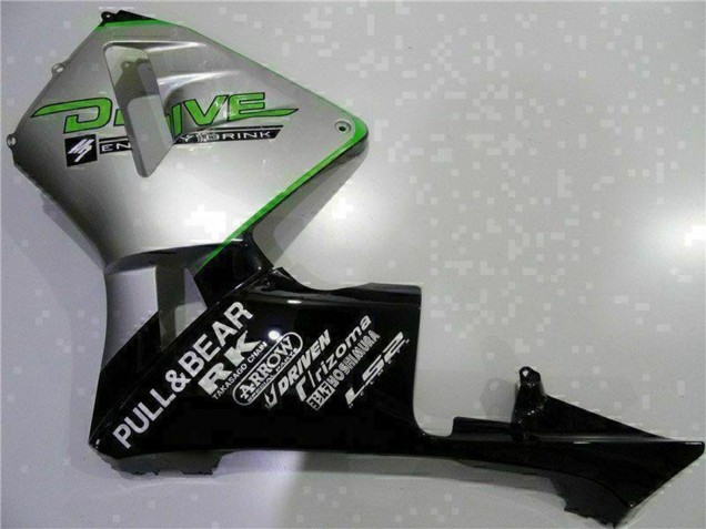 Compra Carenado Moto Honda CBR600RR 2003-2004 - Plata Verde Negro Brillante