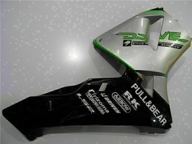 Compra Carenado Moto Honda CBR600RR 2003-2004 - Plata Verde Negro Brillante