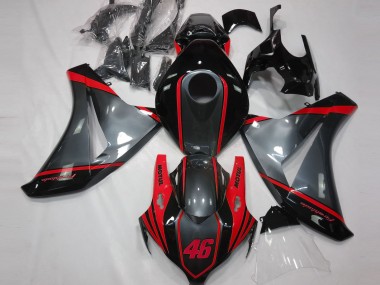 Compra Carenados Moto Honda CBR1000RR 2008-2011 - Gris Rojo Negro Mate Motul 46