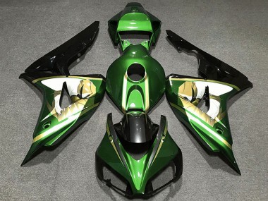 Compra Carenados Moto Honda CBR1000RR 2006-2007 - Verde Blanco Oro Negro Brillante